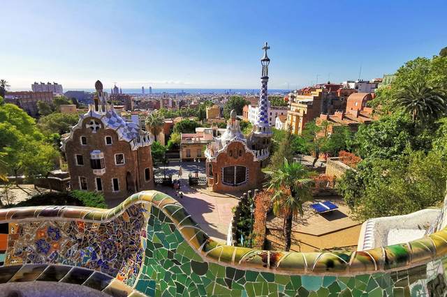 Park Güell in Barcelona.